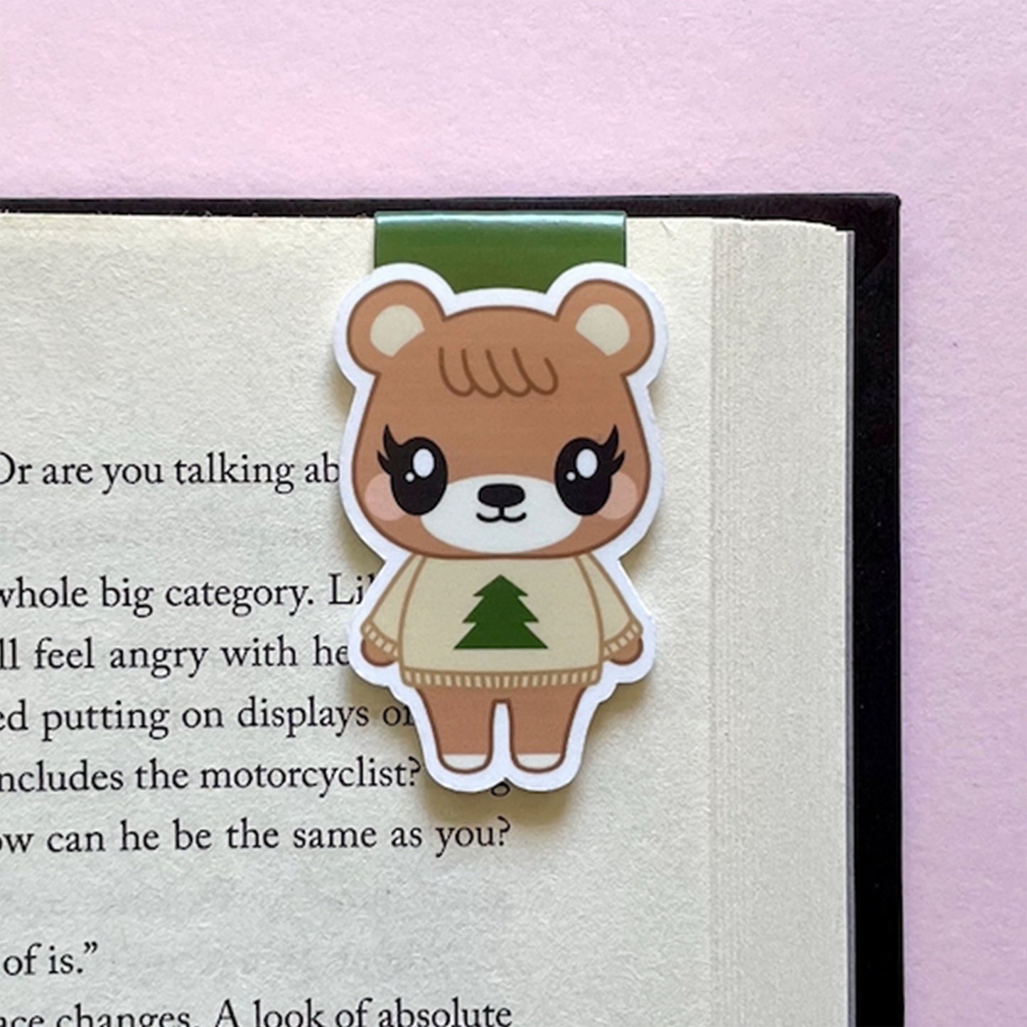 Maple the Bear Magnetic Bookmark, inspired by ACNH