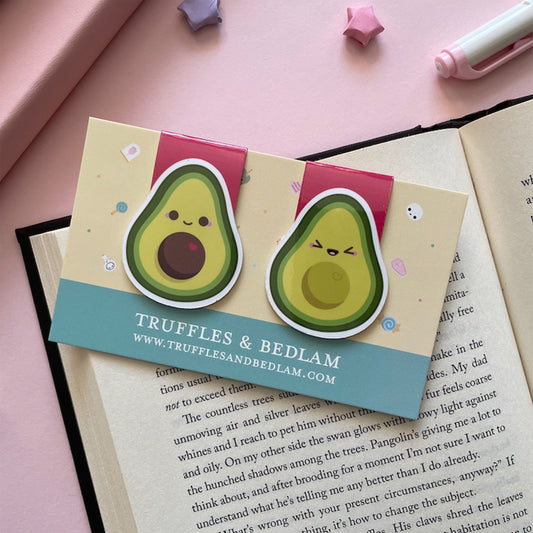 Avocado Friends Magnetic Bookmark Set