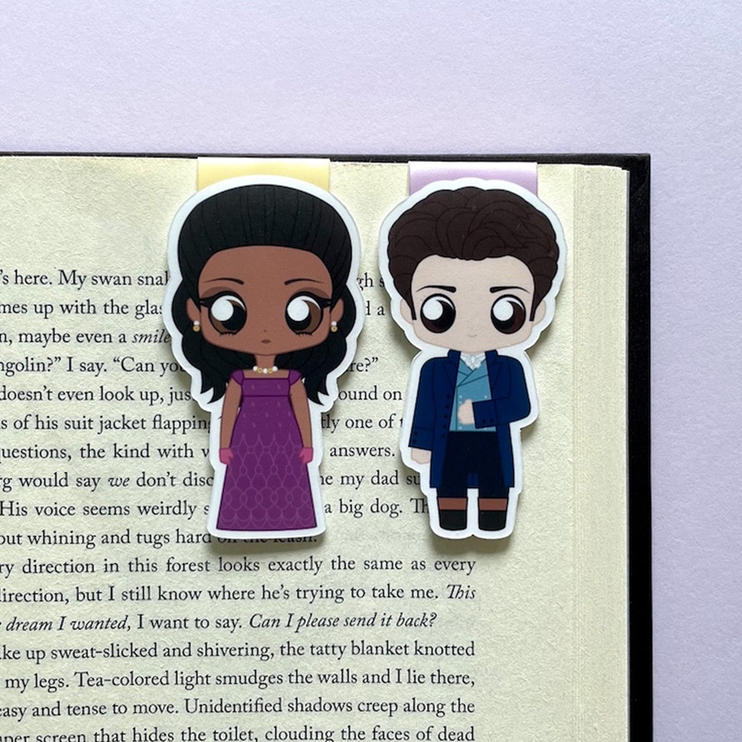 Kate Sharma and Anthony Bridgerton Magnetic Bookmark Set