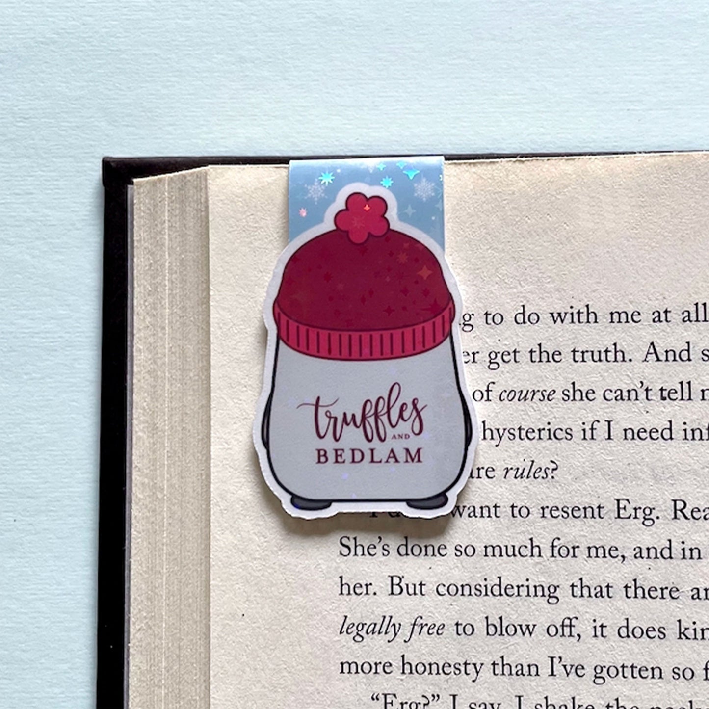 Wintertime Penguin Magnetic Bookmark