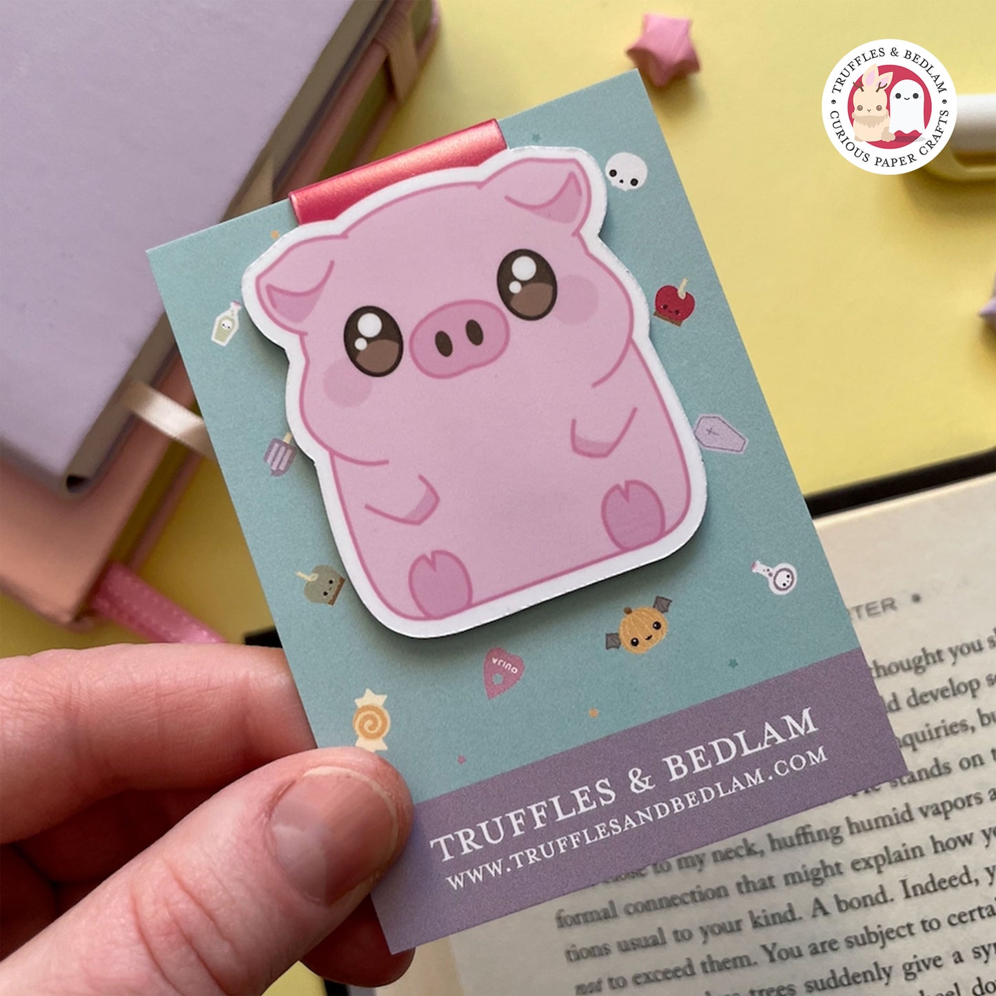 Piggy Magnetic Bookmark