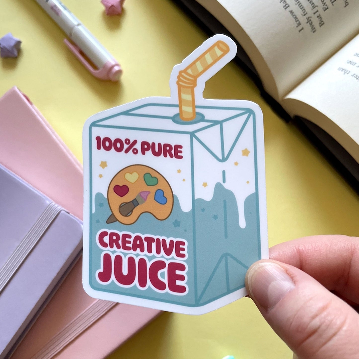 Creative Juice 4" Matte Vinyl Sticker - Artist Edition